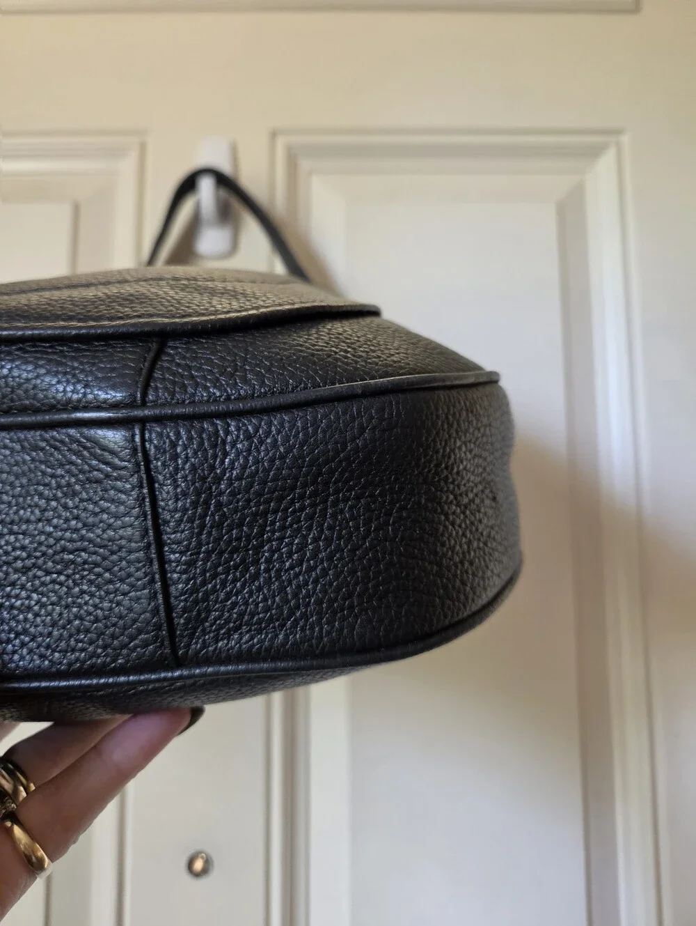Marc Jacobs Empire City Blk. Pebbled Leather Hobo/Sh. Bag.🖤💛
